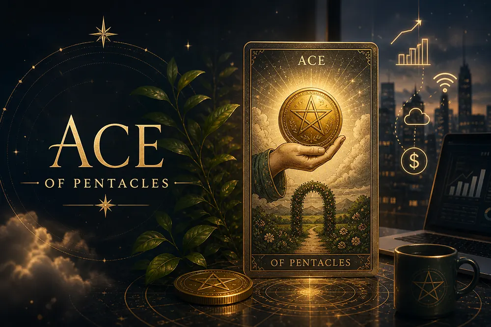 Ace of Pentacles Meaning in Digital Age